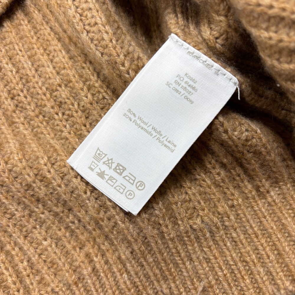 Boden Women's US 6 Tan Relaxed Wool Blend Crew Sweater - Picture 3 of 4
